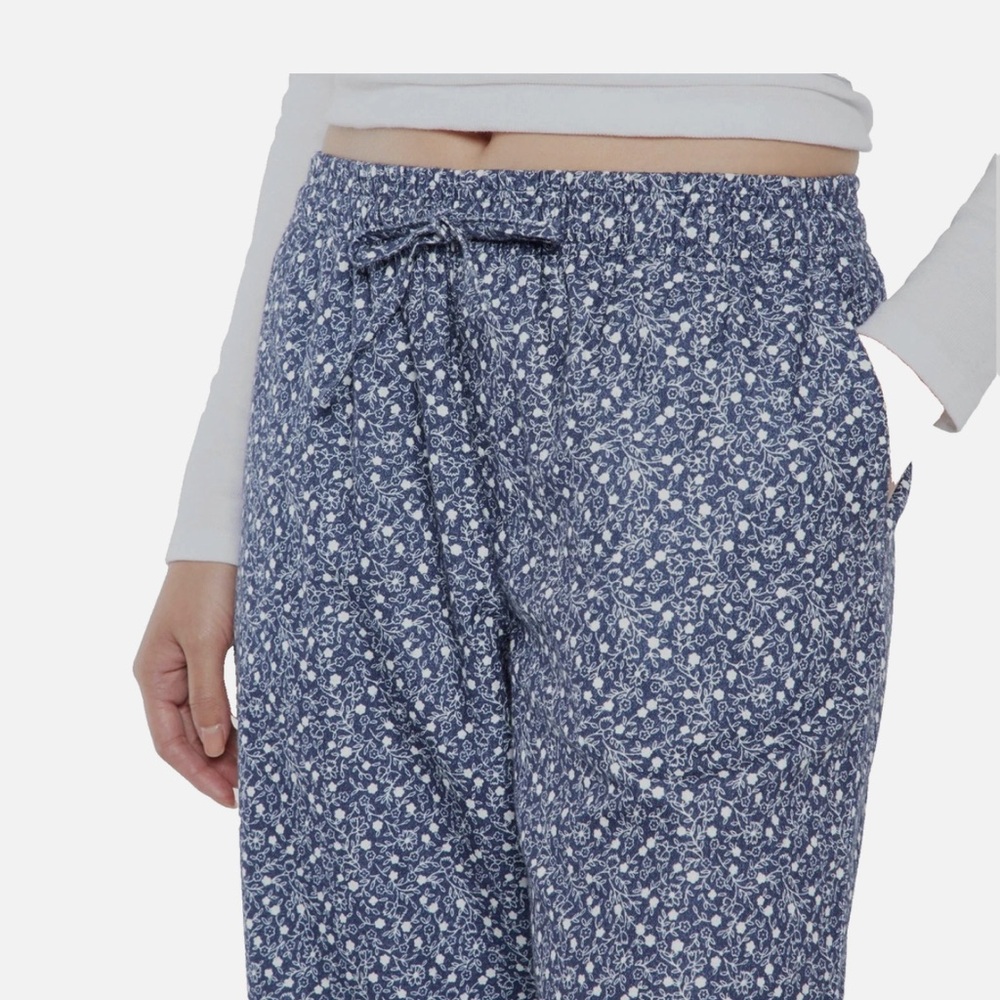 Gap new flannel cotton wide leg pajama pants,